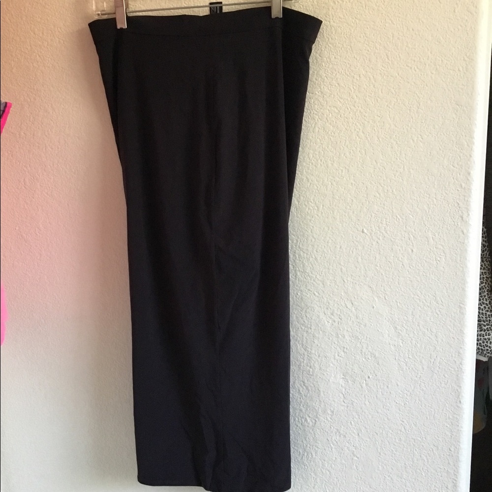 TT collection black wrap tulip skirt